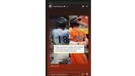 Matt Holliday's Instagram story